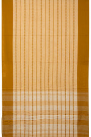 Mustard Yellow Handloom Dhaniakhali Cotton Saree - Avishya