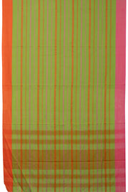 Green Handloom Dhaniakhali Cotton Saree - Avishya