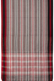 Grey Handloom Dhaniakhali Cotton Saree - Avishya