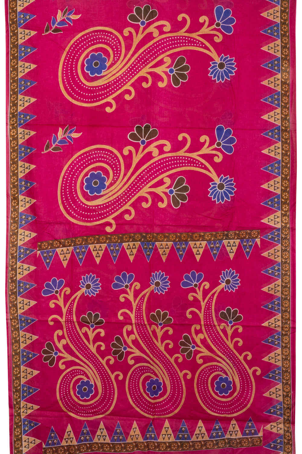 Pink Handpainted Cotton saree -Avishya