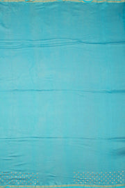 Dual Shade Blue Handwoven Chanderi Saree 10066023