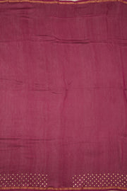 Pink Handwoven Chanderi Saree 10066024