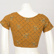 Yellow Hand Block Printed Cotton Blouse - Avishya