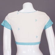 Off White Handwoven Cotton Blouse - Avishya