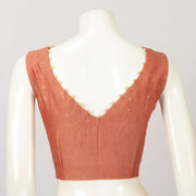 Brown Banarasi Georgette Blouse - Avishya