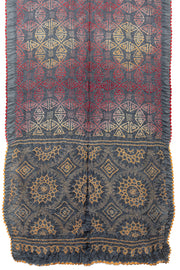 Grey Handcrafted Bandhani Gajji Silk Saree- Avishya