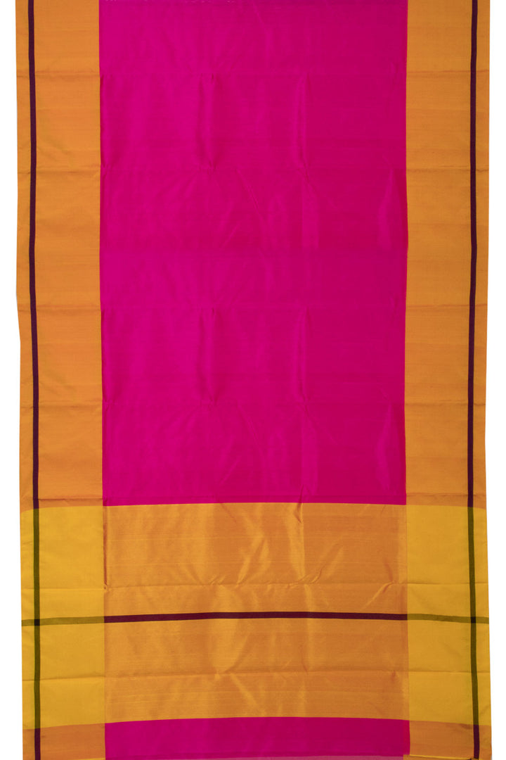 Pink Handwoven Chanderi Silk Saree - Avishya