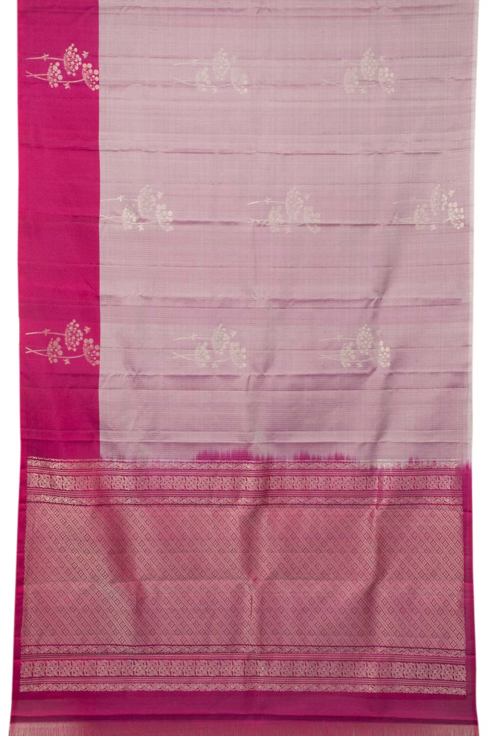 Beguiling Pink Handloom Kanjivaram Soft Silk Saree - Avishya