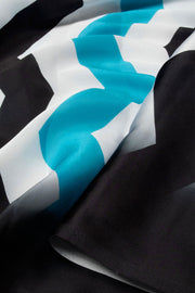 Multicolor Digital Printed Charmeuse Silk Saree - Avishya