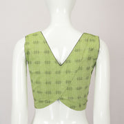 Pista Green Handwoven Cotton Blouse - Avishya
