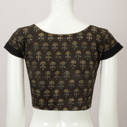 Brown Hand Block Printed Cotton Blouse - Avishya