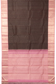 Brown Bridal Handloom Kanjivaram Silk Saree - Avishya