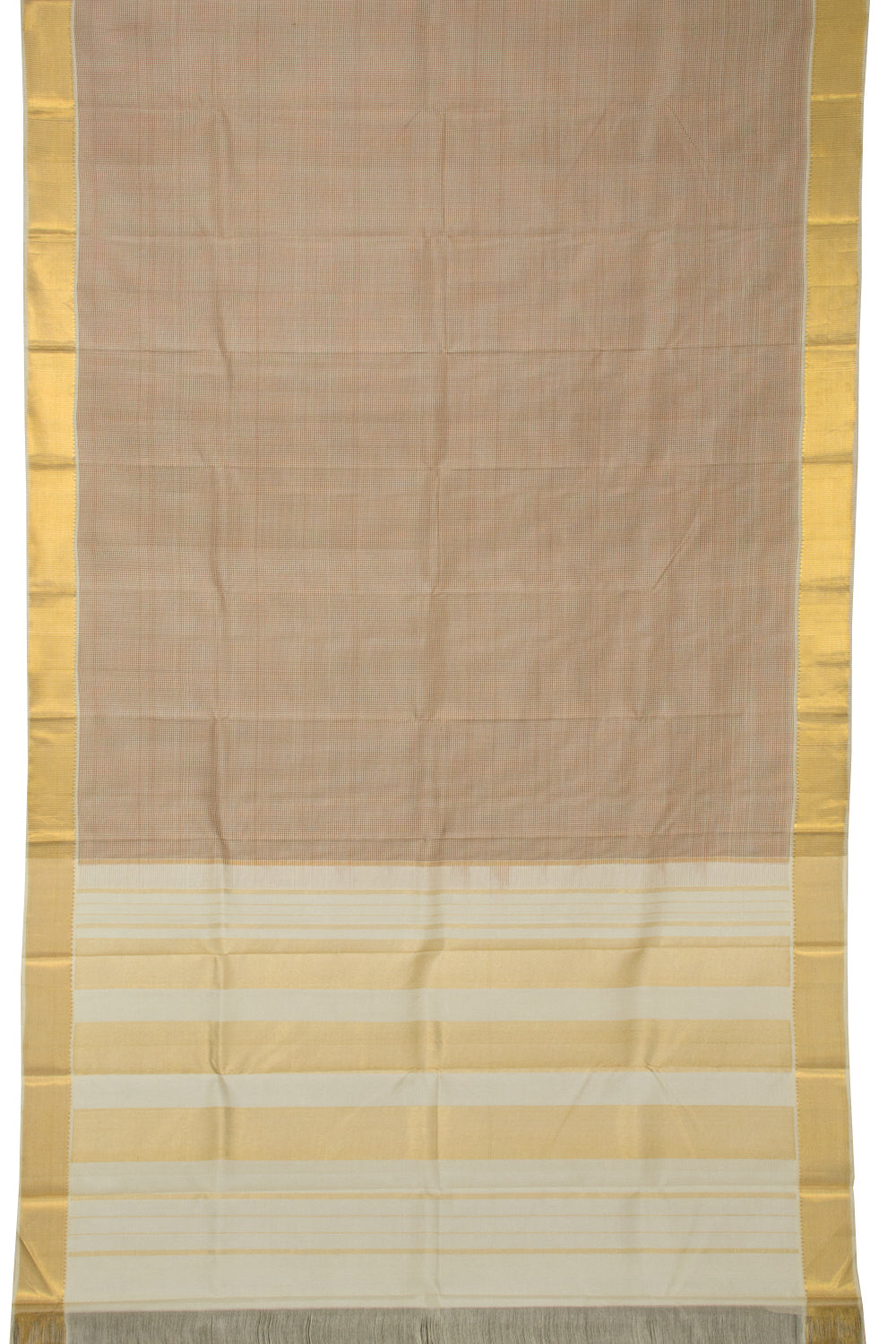 Brown Handloom Kanjivaram Silk Saree - Avishya