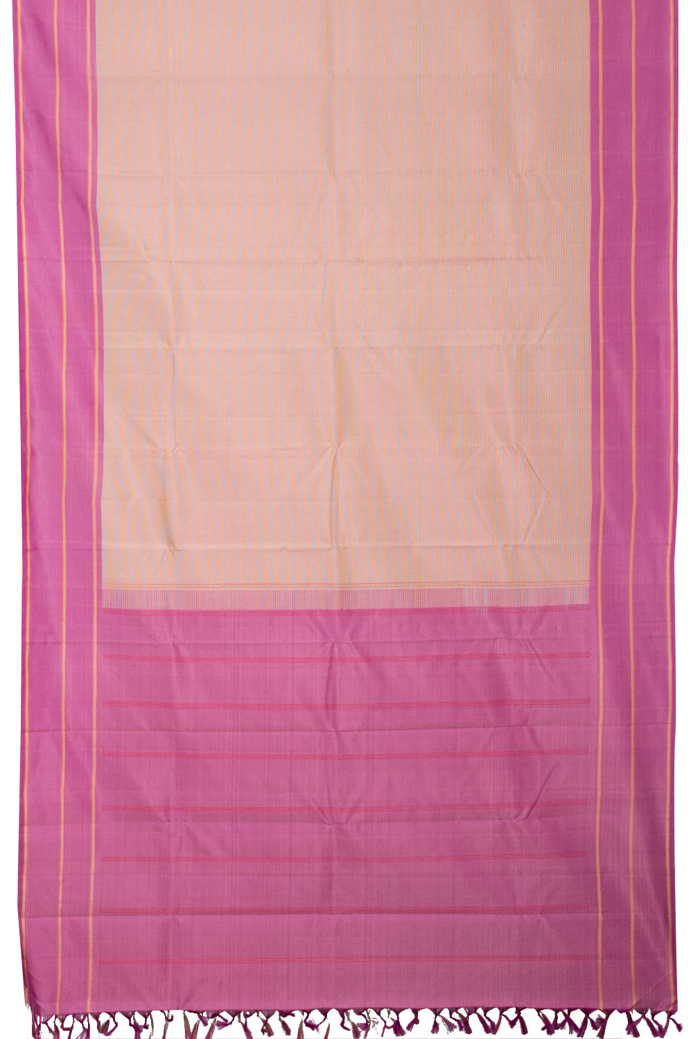 Beige Handloom Kanjivaram Silk Saree - Avishya