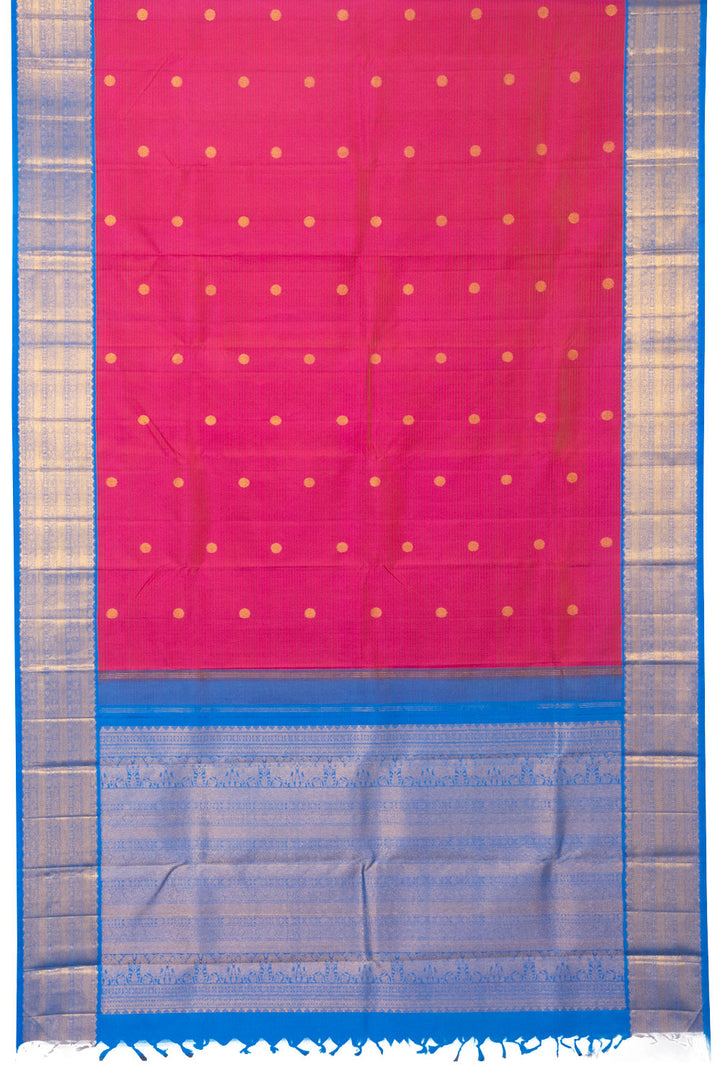Red Handloom Bridal Kanjivaram Silk Saree - Avishya