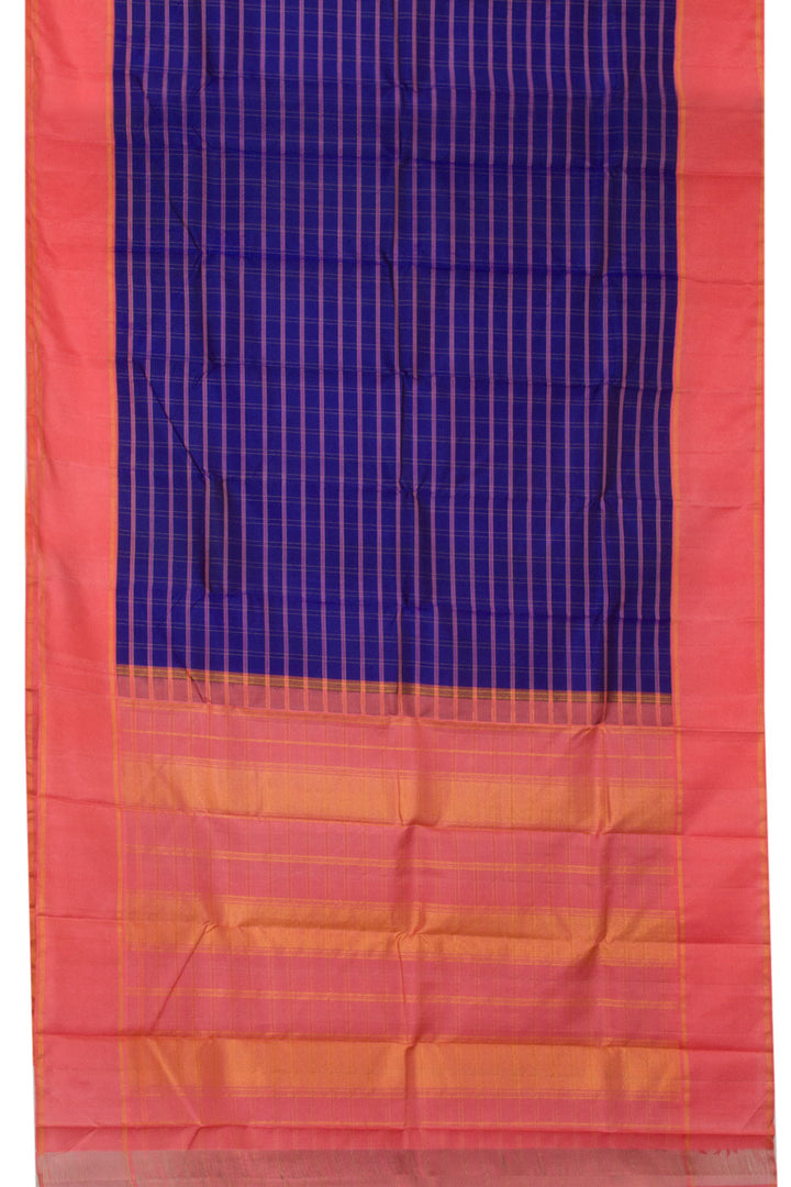 Blue Handloom Kanjivaram Silk Saree  - Avishya