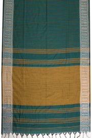 Green Shantipur Tant Bengal Cotton Saree 10068801 - Avishya