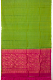 Green Handloom Kanjivaram Soft Silk Saree - Avishya