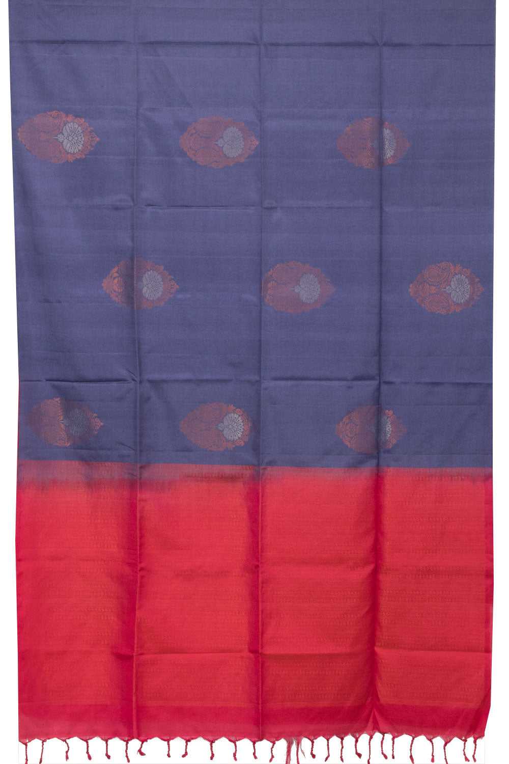 Blue Handloom Kanjivaram Soft Silk Saree  - Avishya