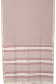 Peach Handloom Maheshwari Silk Cotton Saree - Avishya