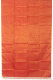 Orange Handloom Maheshwari Silk Cotton Saree - Avishya