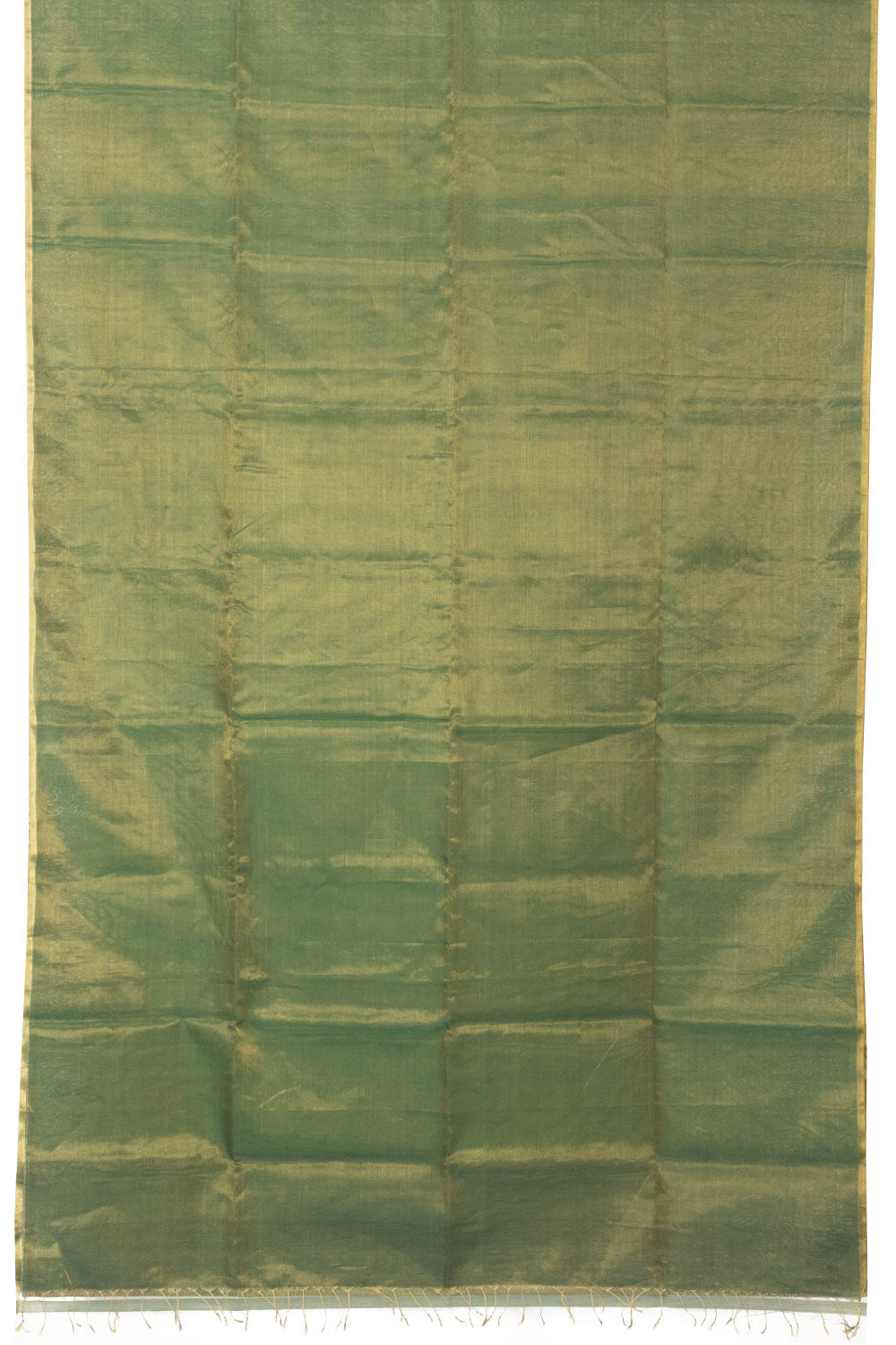 Green Handloom Maheshwari Silk Cotton Saree - Avishya