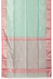 Green Handloom Maheshwari Silk Cotton Saree - Avishya