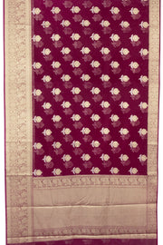 Magenta Banarasi Organza Saree - Avishya