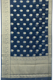 Blue Banarasi Organza Saree - Avishya