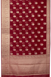 Red Banarasi Organza Saree - Avishya