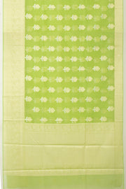 Green Banarasi Organza Saree - Avishya