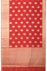 Red Banarasi Organza Saree - Avishya