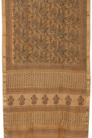 Brown Anokhi Hand Block Printed Saree - Avishya