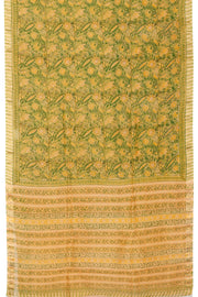 Yellow Anokhi Hand Block Printed Saree - Avishya