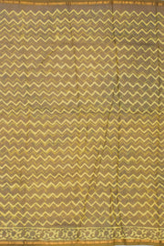 Green Vanaspathi Printed Silk Cotton 3-Piece Salwar Suit Material - Avishya