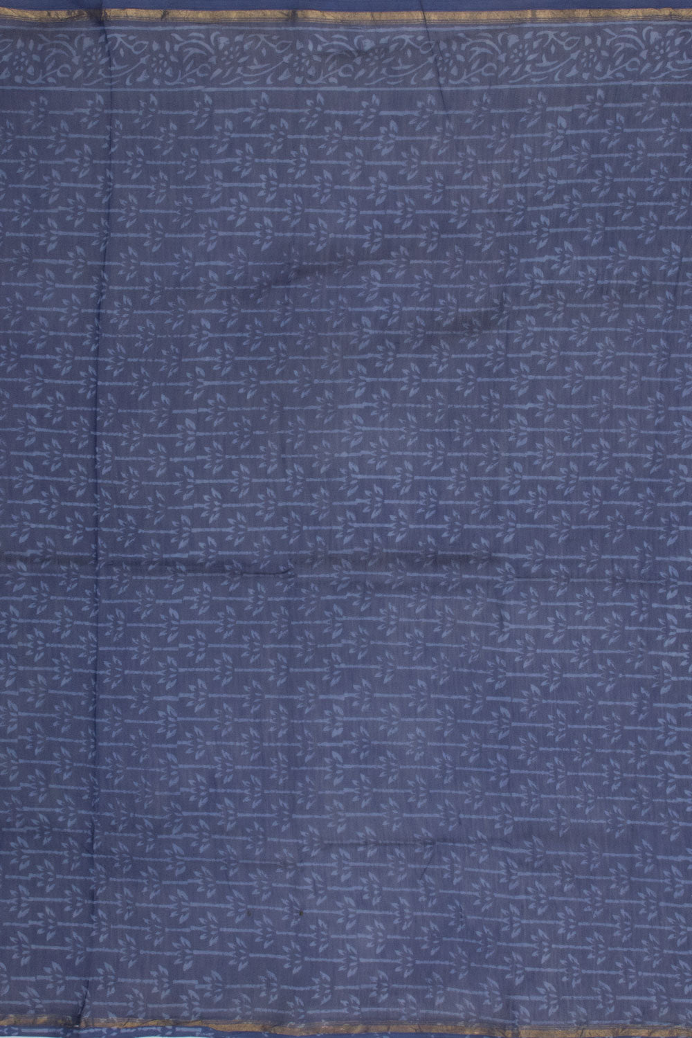 Blue Vanaspathi Printed Silk Cotton 3-Piece Salwar Suit Material  - Avishya