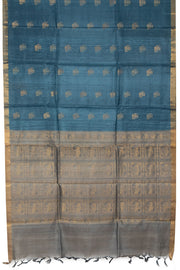 Blue Handloom Kosa silk saree - Avishya