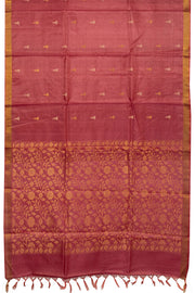 Red Handloom Kosa silk saree - Avishya