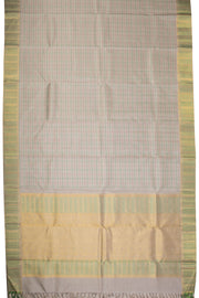 Moss Green Handloom Kanjivaram silk saree - Avishya