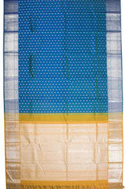 Cobalt Blue Handloom Kanjivaram silk saree - Avishya
