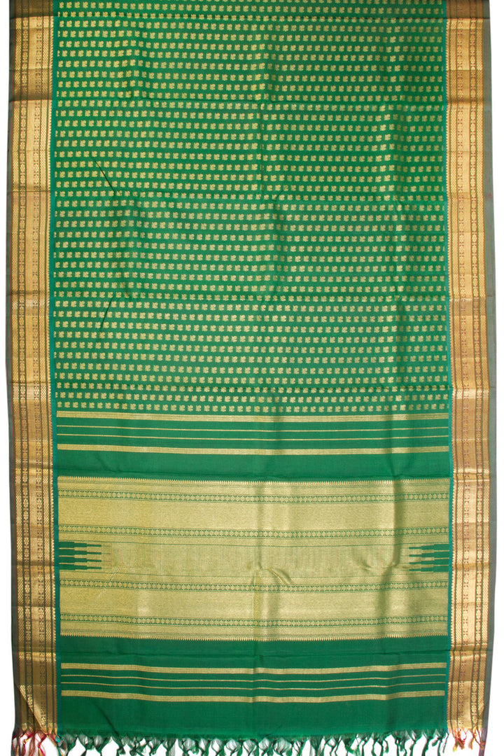 Castleton Green Handloom Bridal Kanjivaram silk saree - Avishya