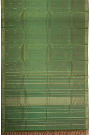 Hunter green Handloom Kanjivaram silk saree - Avishya
