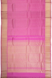 Hot Pink Handloom Kanjivaram silk saree - Avishya
