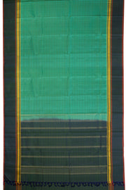 Jade Green Thread Work Kanjivaram Silk Saree - Avishya