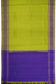 sheen Green Handloom Thread work Kanjivaram silk saree - Avishya