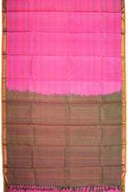 Hot Pink Handloom Kanjivaram silk saree - Avishya