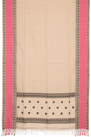 Beige Bengal Cotton Saree - Avishya