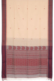 Beige Bengal Cotton Saree - Avishya