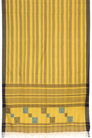 yellow Bengal Cotton Saree - Avishya