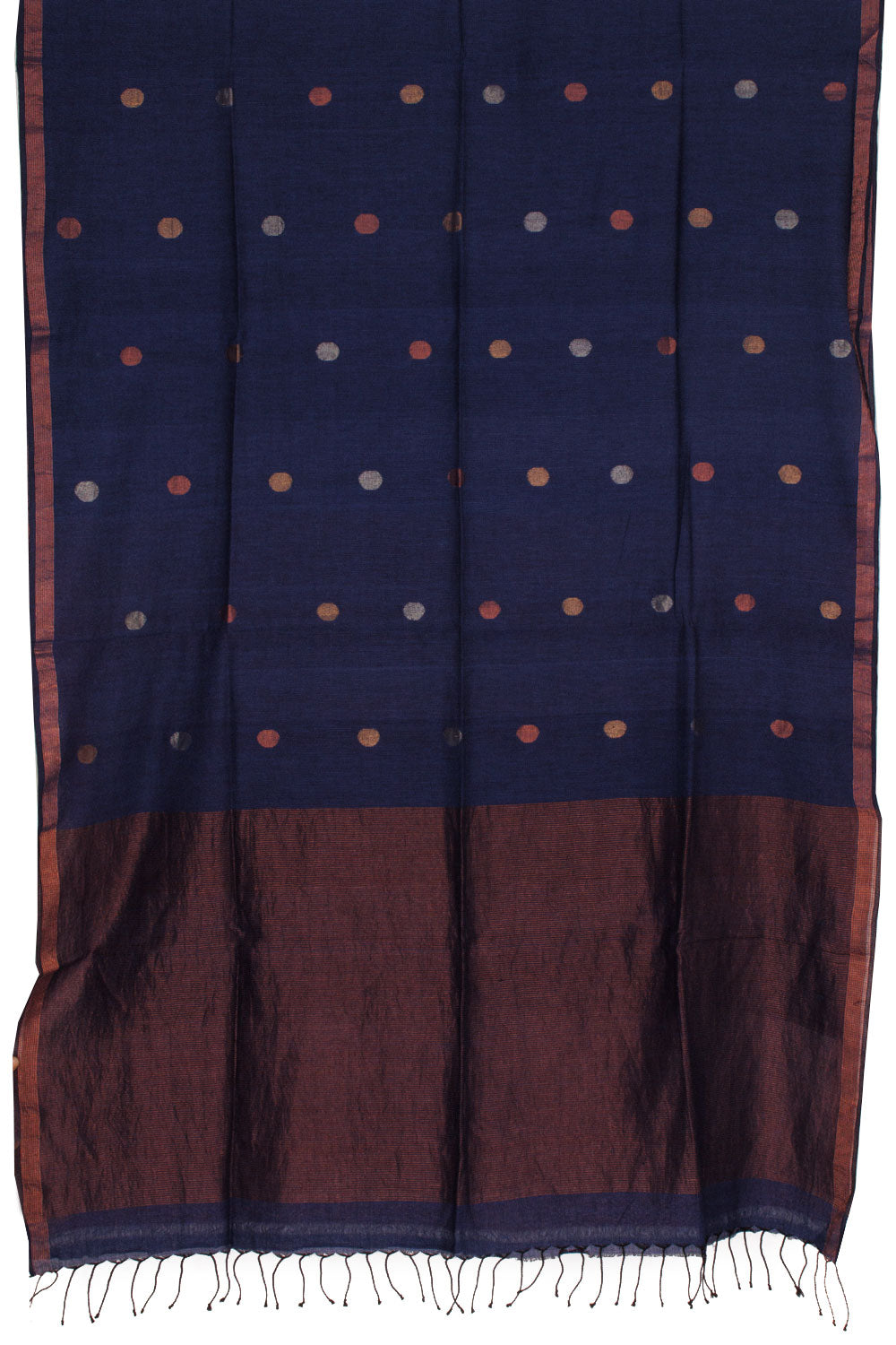Blue Bengal Cotton Saree - Avishya